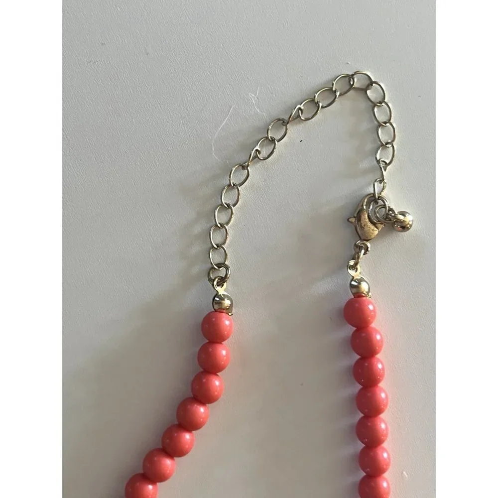 Gymboree Pink Beaded Pineapple Statement Necklace